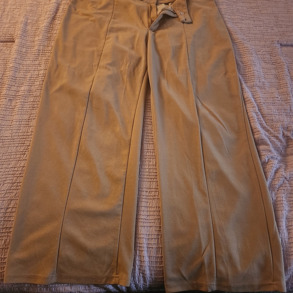 SHEIN Women's Tan Dress Trousers